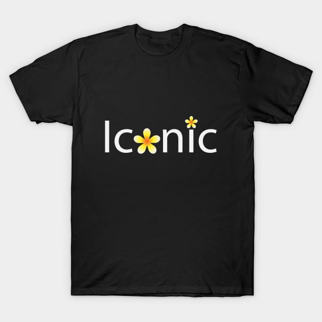 Iconic artistic text design T-Shirt by BL4CK&WH1TE 